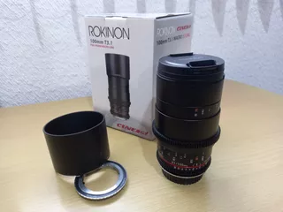 Lente Macro Rokinon Cine Ds 100mm T3.1 Para Nikon Y Canon