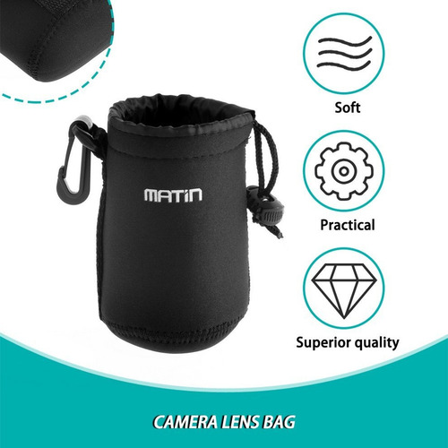 Matin - Funda De Neopreno Impermeable Para Lente De Cámara (