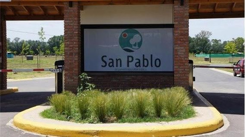 Excelente Lote A La Venta En Barrio Privado San Pablo. Pilar