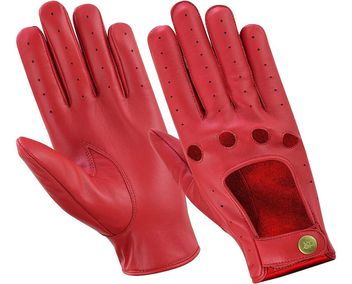 Guantes De Manejo Born To Race Talle Large Color Rojo