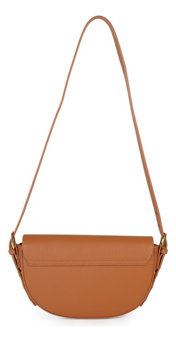 Bolsa Cloe Para Mujer Crossbody Atemporal Color Marrón claro Diseño de la tela Lisa