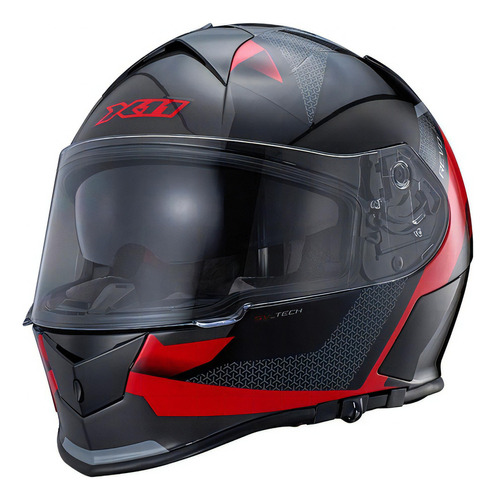 Capacete Com Oculos Interno Esportivo X11 Revo Vision Sv Cor Vermelho Tamanho do capacete 62
