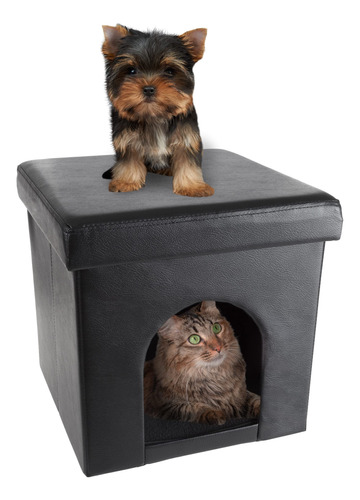 Cat House - Otomana Plegable Multiusos Para Perros O Gatos .