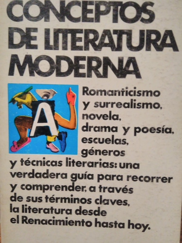 Conceptos De Literatura Moderna, Libro