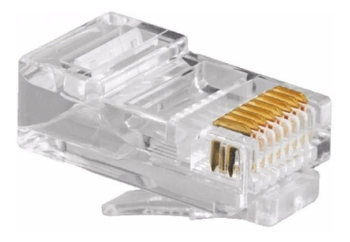 Paquete 10 Piezas Plug Conector Rj45 Cable Red Utp 