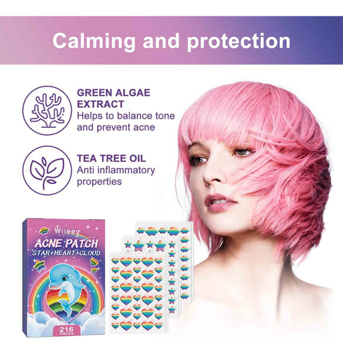 Parche Invisible X Pimple Patch De 216 Unidades Con Star-sha