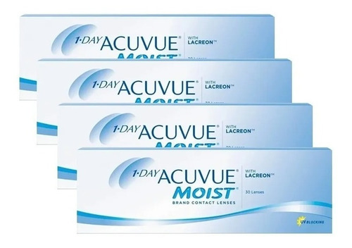 Lentes 1-day Acuvue Moist (kit Com 4 Caixas)