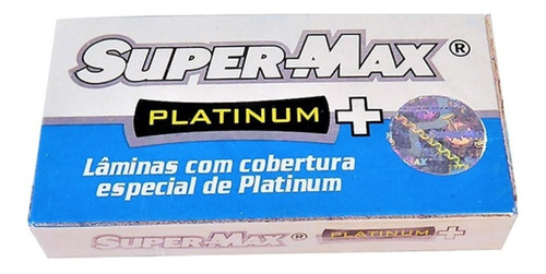 Lâmina Super-max Platinum Original Lacrado Com 05 Unidades