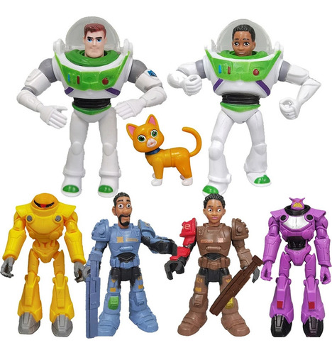 7 Unids/set Buzz Lightyear Sox Cat Figura De Acción Juguetes