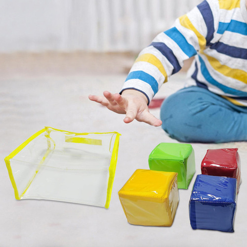 4x Cubos De Juego, Cubos De Enseñanza, Imágenes,