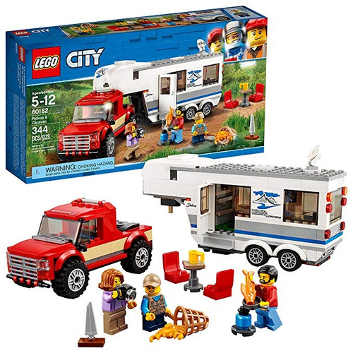 Recogida Y Caravana Lego City 60182 Kit De Construcción (344