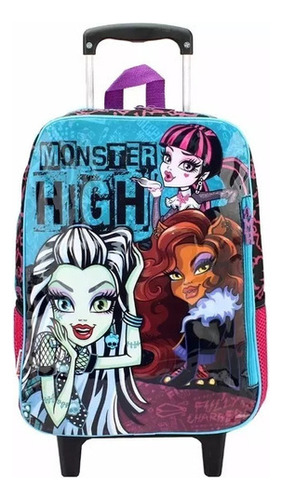 Mochila De Rodinha Infantil Monster High Sestini 063900-00