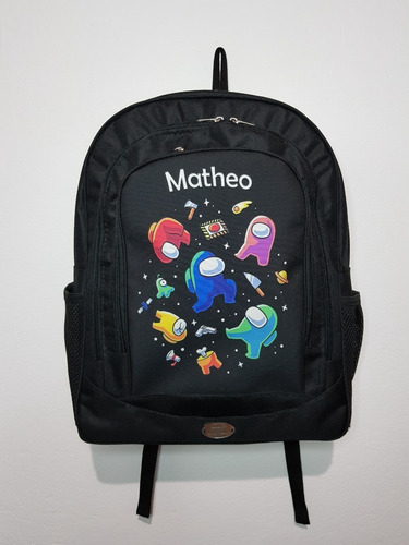 Mochila Among Us Personalizada Grande