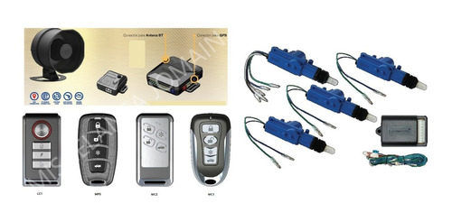 Alarma Nemesis Gold Connect + Bloqueo Central 4 Puertas