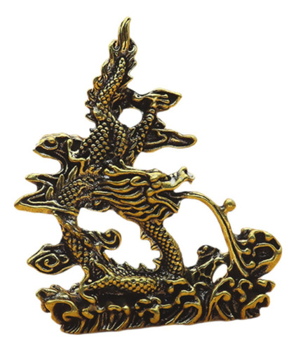 Estatua De Dragón Chino Ornamento De Escritorio Arte Crafts