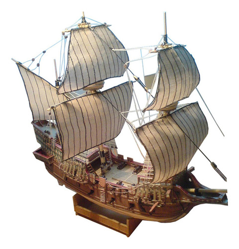 Kits De Barco De Velero De Papel 1/100, Kits De Barco De