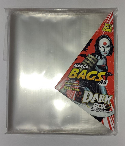 Dark Box - Bolsas Protectoras Mangas Anti Acido Tamaño A5