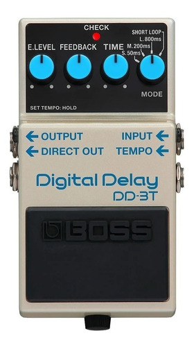 Pedal De Efecto Digital Delay Dd3t, Boss