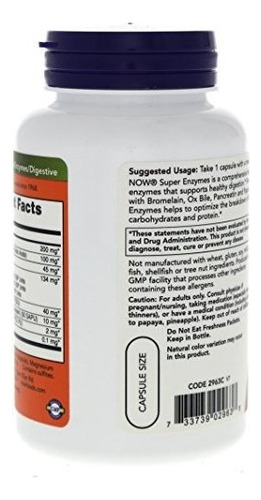 Alimentos Super Enzimas - 90 Capsulas