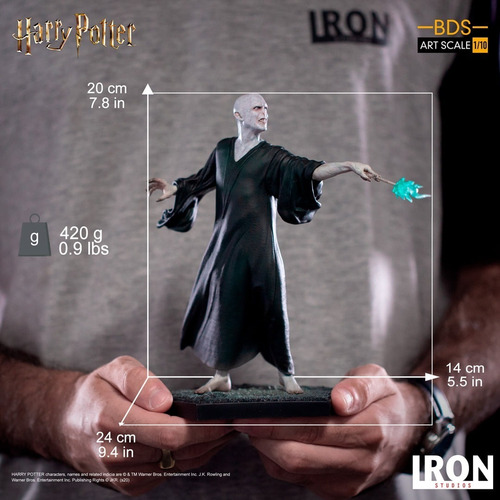 Imagen 3 de 10 de Figura Iron Studios Voldemort /harry Potter Bds Art Sc. 1/10