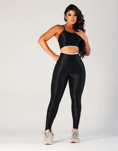 Conjunto Zero Transparência Fitness Feminino Para Treino