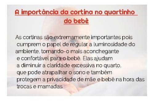 Imagem 3 de 5 de Cortina Quarto De Bebê Retro Amarelo - 7 Peças - Conf