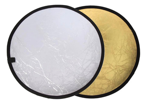 Tablero Reflector Plegable 2 En 1 (dorado/plateado) (60 Cm)
