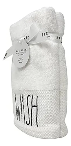 Rae Dunn By Magenta Terry Cloth Juego De 2 Toallas De Mano P