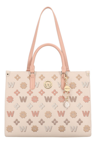 Bolsa Tote Para Mujer Westies Beige Hbsabahwe