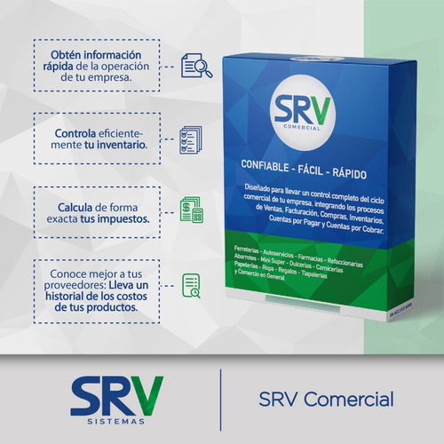Srv Comercial - Sistema Gestión Comercial Y Facturación