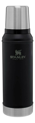 Garrafa térmica Stanley Classic Legendary Bottle 1.0 QT de aço inoxidável matte black