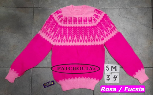 Imagen 8 de 8 de Sweater Pullover Lana Alpaca Llama Andino Talle S/m Unisex