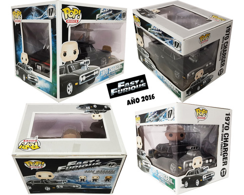 Fast & Furious 2 Funko Pop Toretto Charger Y Brian Año 2016