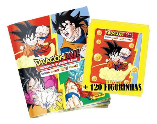 Álbum Dragon Ball Universal 2023 + 30 Figurinhas (Panini, lacrado