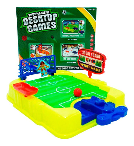 Metegol De Mesa Mini Para Niños Juego Niños Super Divertido