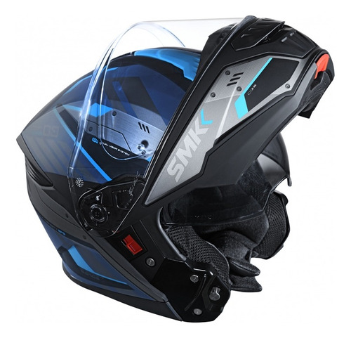 Casco Smk Rebatible Gullwing Doble Visor A Motoscba