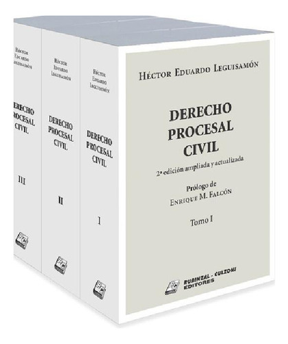 Libro - Derecho Procesal Civil 3 Ts 2ª Edición Leguisamón