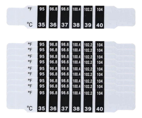 2 Paquete De 2-6 Parches De Temperatura Para 9cmx1.6cm