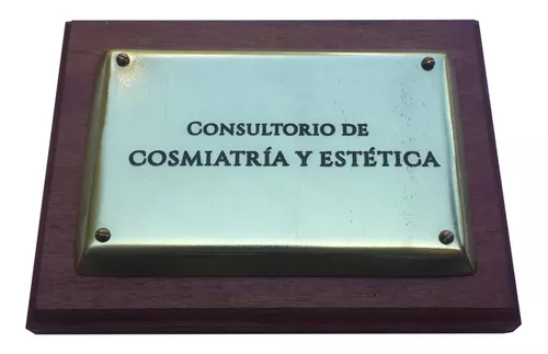 Placa de Bronce - Grabado Santiago