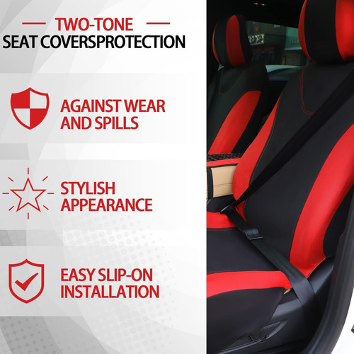 Tallew 17 Pcs Cubierta De Asiento De Automóvil Colla Complet
