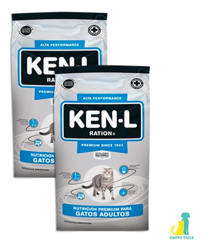 Ken-l Gatos Adultos X 15 Kg (2x7,5 Kg) + Envio Todo El Pais