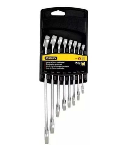 Juego Llave Combinadas Metricas 8mm A 19mm 8pzas Stanley