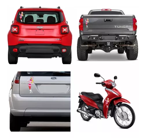 Adesivos Para Carro Penélope 01 Un Moto Biz Decoração Hilux