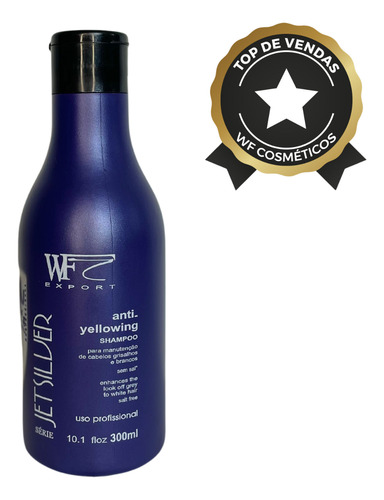 Shampoo Jet Silver Wf 300ml Para Loiros