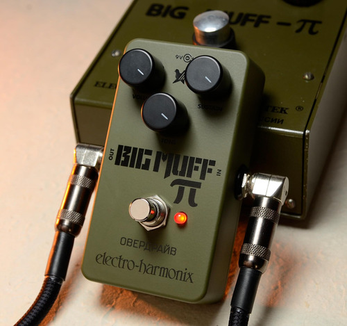 Pedal Electro-harmonix Green Russian Big Muff Pi Fuzz