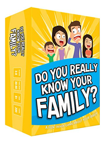 ¿de Verdad Conoces Tu Familia? Un Divertido Juego Fami...