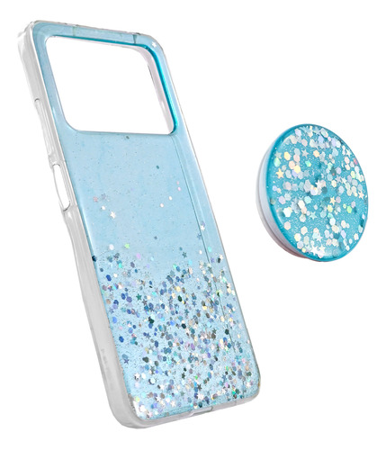 Funda Brill Glitter Pop Holder Para Xiaomi Poco M3 M4 X3 Pro