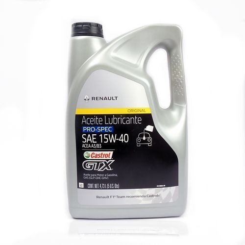 Aceite Castrol 15w40 Semisintetico Renault + Filtro Aceite 