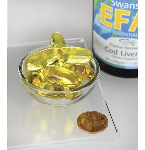 Aceite De Hígado De Bacalao Noruego Prístino 1gramo 60 Sgels