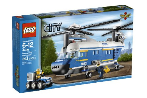 Helicóptero De Carga Pesada Lego City Police 4439